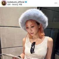 「へそ出し似合う」倖田來未、肌見せラフコーデの打ち上げ食事会SHOTに反響「スタイル良すぎ」