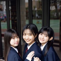 上村麗菜、弓桁朱琴、石井泉羽（画像提供：小学館）