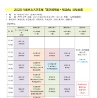 2025年度東北大学主催 進学説明会・相談会（浜松会場）