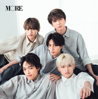 timelesz「MORE Summer 2025」 連載内ページ掲載（C）「MORE Summer 2025 」／集英社 撮影／田形千紘
