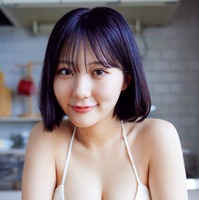 田中美久“原点”白水着姿でふんわり美バスト輝く「ヤンマガ」表紙登場