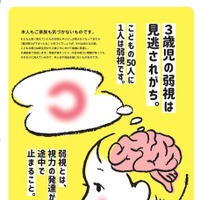 弱視早期発見に関する啓発リーフレット