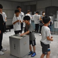 投票体験のようす