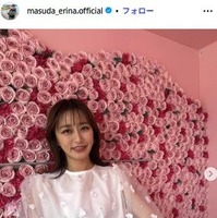 枡田絵理奈アナウンサーInstagramより