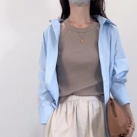 色と素材が涼感見えの決め手。フォロワー23万人以上大人気インフルエンサーの抜け感きれいめスタイル