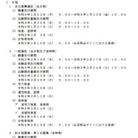 日程