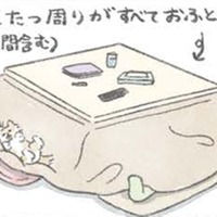 畳んだこたつに入る愛犬むっく…まるで屋根付きの寝床を見つけたよう【うちのむっくはいつも楽しそう #７ 】
