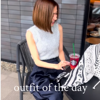異素材ミックスコーデのお手本。カジュアルなのに垢抜けるワザありスタイル【40代の毎日コーデ】