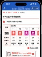 お天気アプリ「ウェザーニュース」