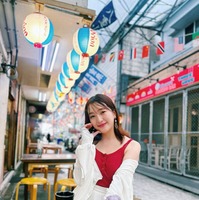 元HKT48田島芽瑠、変形水着で美バスト大胆披露 沖縄満喫ショットに反響続々