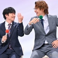 “結婚会見”と化した風間俊介、庄司浩平（C）モデルプレス