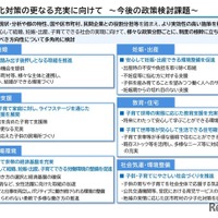 少子化対策のさらなる充実に向けて ～今後の政策検討課題～