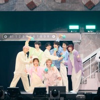 （左上から時計回り）SHOW、ジャン海渡、NAOYA、タクヤ、竹野世梛、柴崎楽、FUMINORI、曽野舜太、山中柔太朗「チョコループ」Day3（撮影：ウチダアキヤ／草間智博）