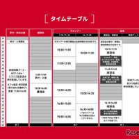 タイムテーブル
