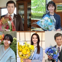 （上段左から）上川隆也、吉谷彩子（下段左から）大西流星、観月ありさ、寺脇康文（C）「能面検事」製作委員会