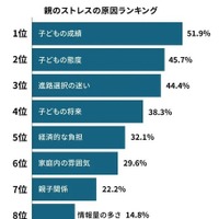 親のストレスの原因