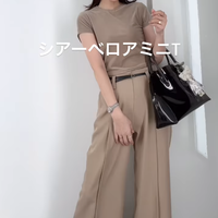 やるな【GU】。Ｔシャツなのにベロアで秋モード。今、取り入れたい一着【40代の毎日コーデ】