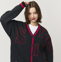 ウォッシャブルジャカードカーディガン ¥7,900