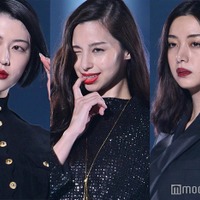 池田エライザ・中条あやみ・三吉彩花「TGC」トップバッターで開幕 ブラックコーデで圧巻オーラ【TGC2025A/W】