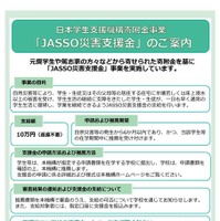台風12号の被災学生に奨学金や災害支援金など…JASSO