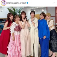 「レジェンド」矢口真里、モー娘。歴代リーダーとの笑顔SHOTにファン大歓喜「全然歳取らない」