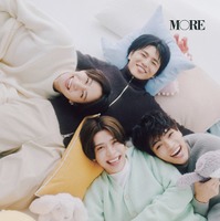 橋本将生、篠塚大輝、原嘉孝、松島聡（C）「MORE Autumn 2025」／集英社 撮影／倉本侑磨（Pｙgmy Company）