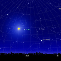 中秋の名月（2025年10月6日20時ごろ「東京の星空」）