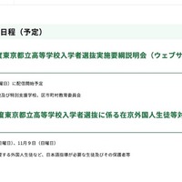 今後の日程（予定）