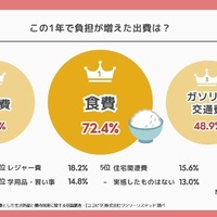 家計の負担増9割が実感、食費・光熱費・交通費の三重苦