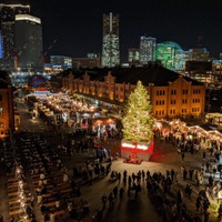 横浜赤レンガ倉庫のクリスマスマーケット、11月21日から 海と煌めきの中で飲食・物販を満喫