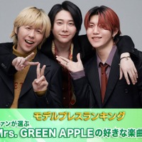 ファンが選ぶMrs. GREEN APPLEの好きな楽曲トップ20を発表（C）モデルプレス