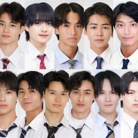 「男子高生ミスターコン2025」ファイナリスト／（上段左から）小川永真、西小路侑汰、倉田琉偉、楢崎悠亮、清田優翔、榎田一王、菊地脩椰（下段左から）大橋光、曽根凌輔、安藤志音、谷本晴、吹澤輝、江畑皇之介、山口凌摩、三浦斗空（提供写真）