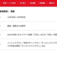 ECCオンライン家庭教師の概要