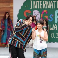 山下幸輝・「今日好き」米澤りあら、キッズモデルとランウェイ オリエンタルファッション着こなす【SDGs FES】