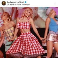 倖田來未、引き締まった美腹筋チラリのドーリーSHOTに絶賛の声「スタイル最強」「可愛すぎてやばい」