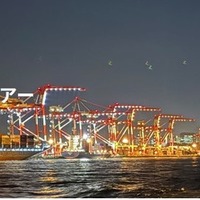 東京港夜景観賞ツアーでの夜景