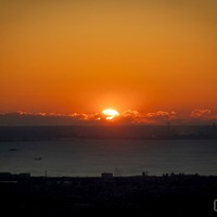 展望台から見た初日の出（2025年）