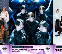 ノミネートアーティスト／ENHYPEN、JO1、TOMORROW X TOGETHER、TREASURE。ZEROBASEONE／※ABC順（提供写真）