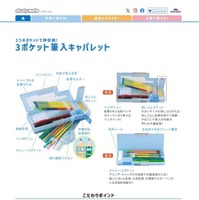 3ポケット筆入 キャパレット
