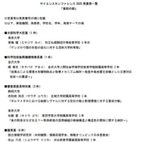 サイエンスカンファレンス2025受賞者一覧「高校の部」