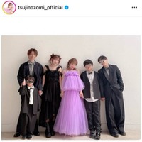 辻希美、次女が生後3ヶ月に！妊娠中の家族記念SHOTも公開「あっという間」「いつも幸せをありがとう」