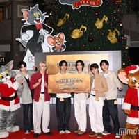 メインツリー点灯式に出席したTAESAN、SUNGHO、JAEHYUN、LEEHAN、RIWOO、WOONHAK／BOYNEXTDOOR（C）モデルプレス