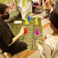 ウィズダムのブースのようす