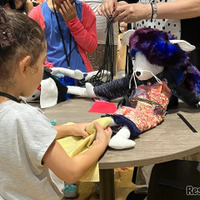 「こどもファッションプロジェクト」のようす