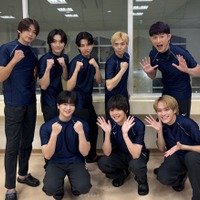 （後列左から）高木雄也、檜山光成、久保廉、松尾龍、松崎祐介（前列左から）知念侑李、有岡大貴、松倉海斗（C）フジテレビ