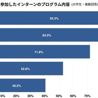 参加したインターンのプログラム内容