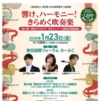 都民コンサート「響け、ハーモニー！きらめく吹奏楽　第34回“明日のTOKYO”作文コンクール表彰式同時開催」