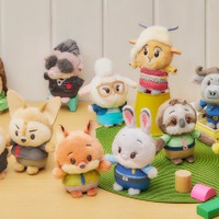 「うるぽちゃちゃん」ぬいぐるみ　各1,600円