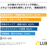 プログラミング学習にどのような効果を期待するか