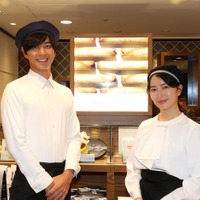 友永真也、岩間恵（提供写真）